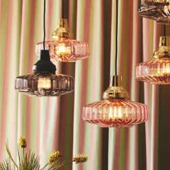 New Wave Optic taklampe - Rosa