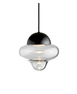 Nutty taklampe - Klar/Svart