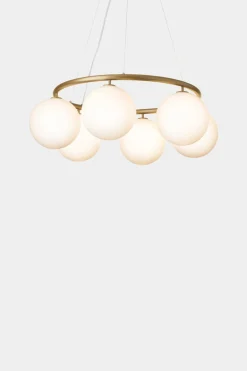 Nuura Miira 6 circular messing / opal
