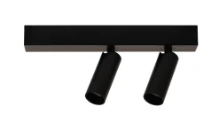 A block slim dobbel spot med base 2700K 2 x 9,1 Watt - Dimbar