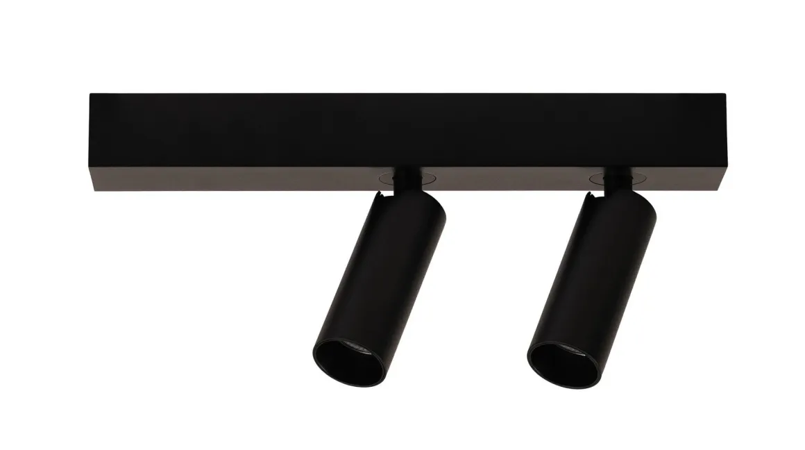 A block slim dobbel spot med base 2700K 2 x 9,1 Watt - Dimbar