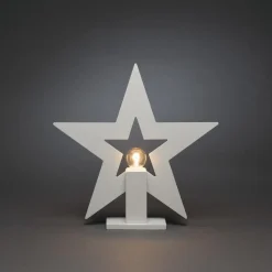 Adventsstjerne på fot 35 cm