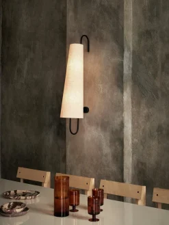 Ancora vegglampe - Svart/Natural
