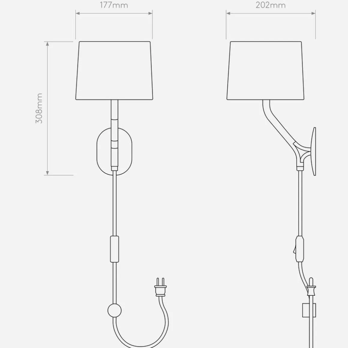 Arbor vegglampe