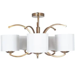 Arcadia taklampe 5 arm - Messing