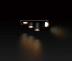 Aria mini flex K4 downlight justerbar 4x5W 3000K RA90 Dimbar - Hvit