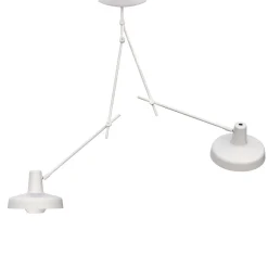 Arigato dobbel taklampe - Hvit