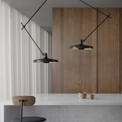 Arigato 45 enkel taklampe - Svart