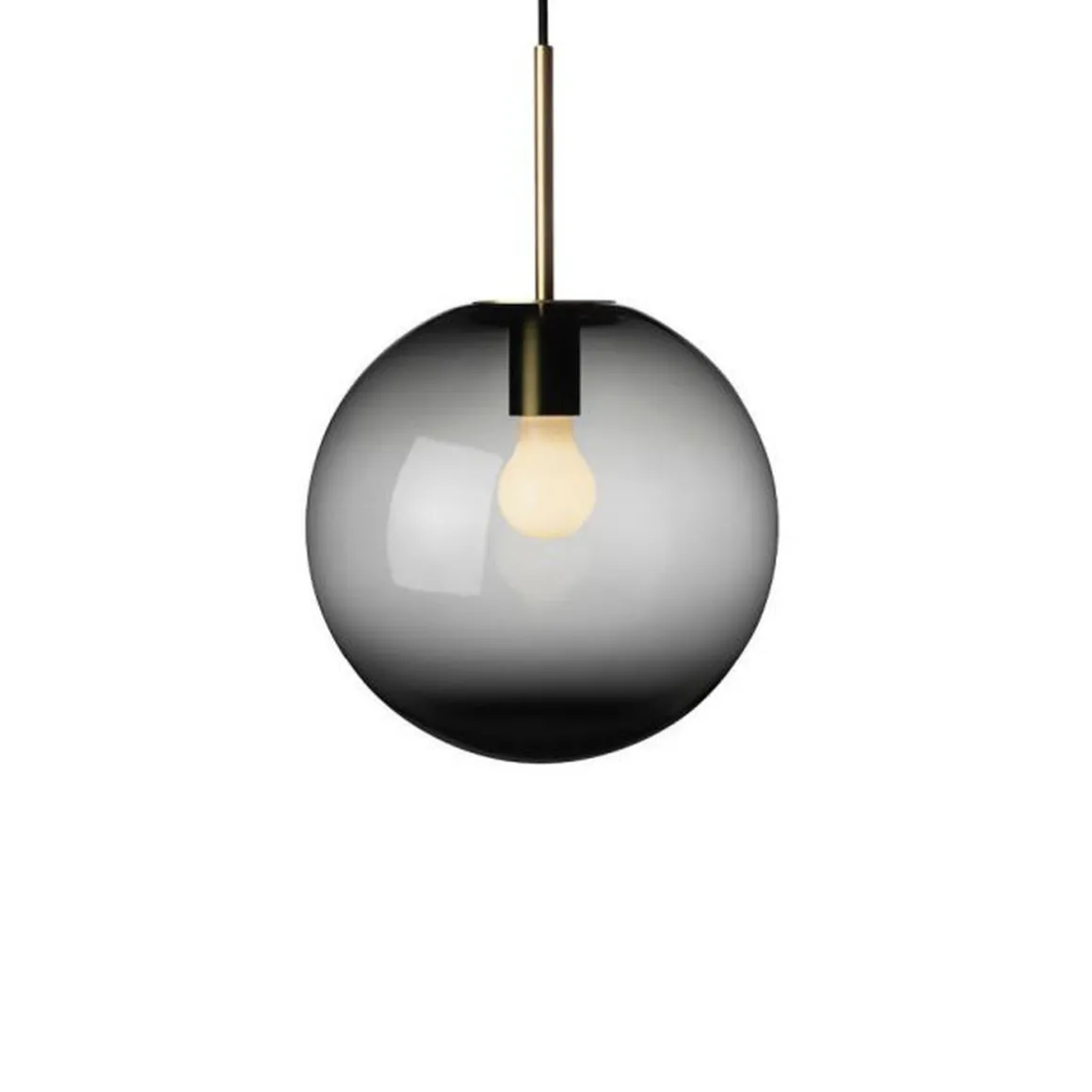 Arkivlampe 4014 25 cm - Grå - Messing