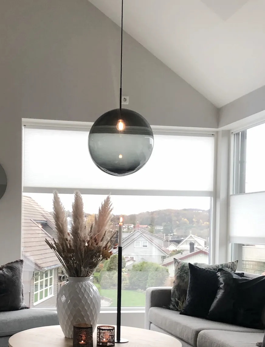 Arkivlampe 4014 50 cm - Grå - Sort