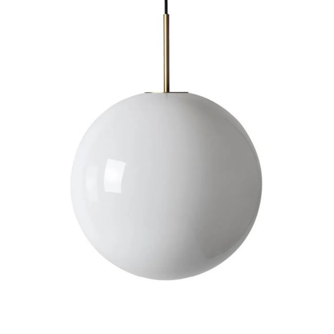 Arkivlampe 4014 40 cm - Hvit - Messing