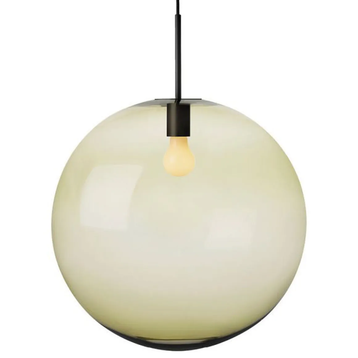 Arkivlampe 4014 50 cm - Oliven - Sort