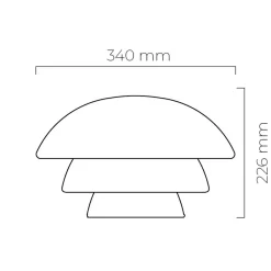 Arkivlampe 4006 Large - Grå - Matt Messing