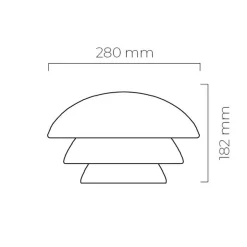 Arkivlampe 4006 Small - Kakao - Sort