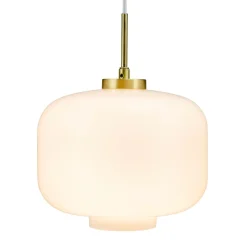 Arp takpendel 30 cm - Messing/Opal glass