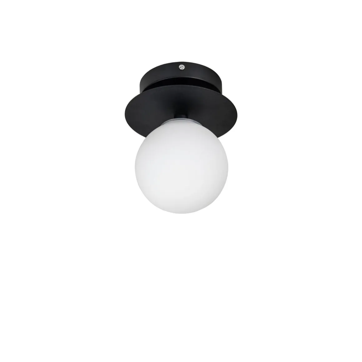 Art deco tak/vegglampe - Svart