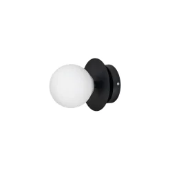 Art deco tak/vegglampe - Svart