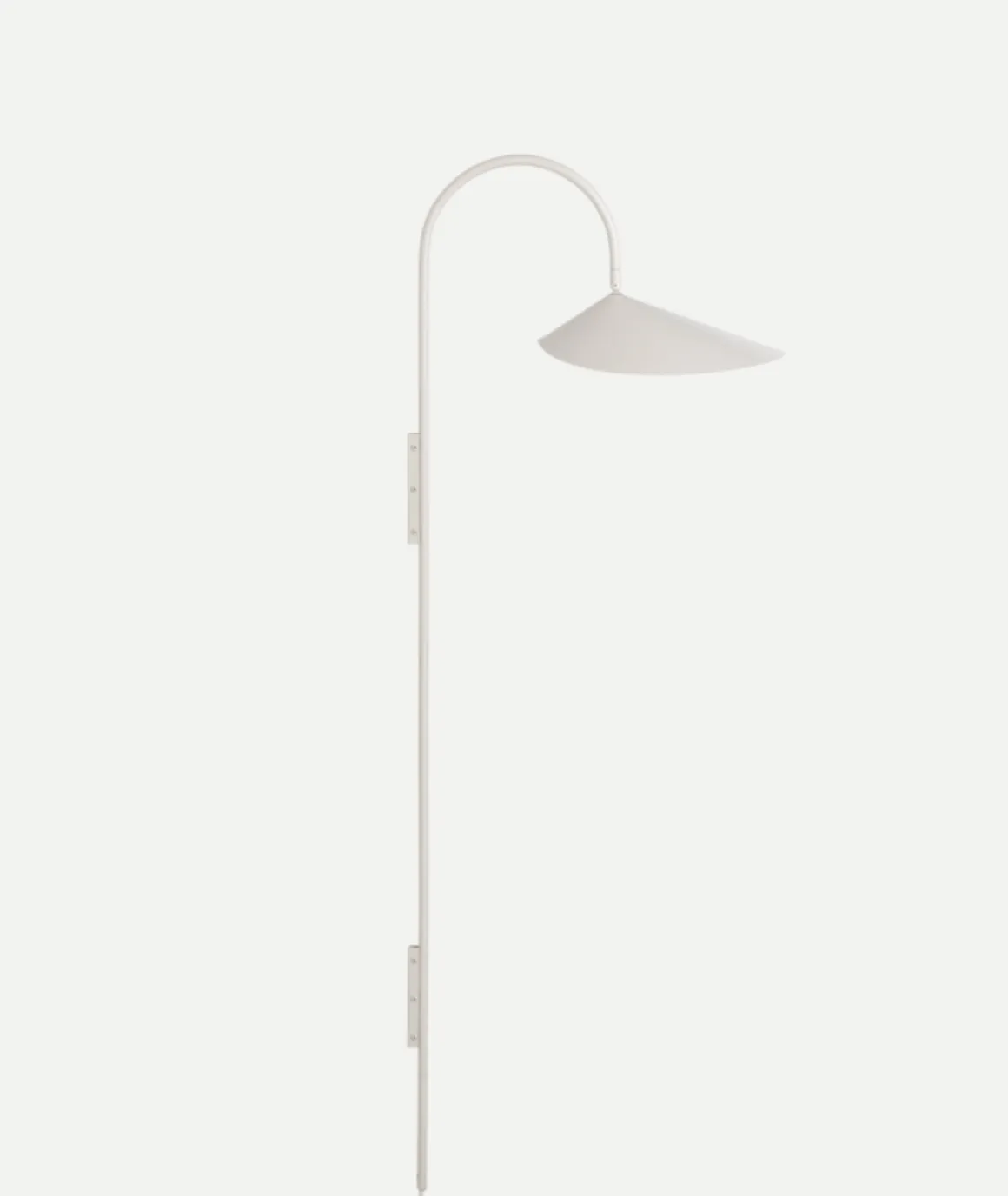 Arum vegglampe lang swing - cashmere