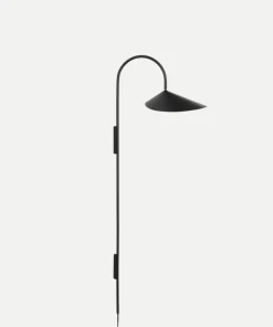 Arum vegglampe lang swing - svart