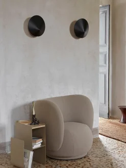 Arum vegglampe sconce - svart