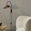 Arum vegglampe swing - bronse