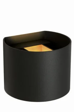 Axi round vegglampe opp/ned baderom IP54 6 watt 2700 Kelvin - Svart