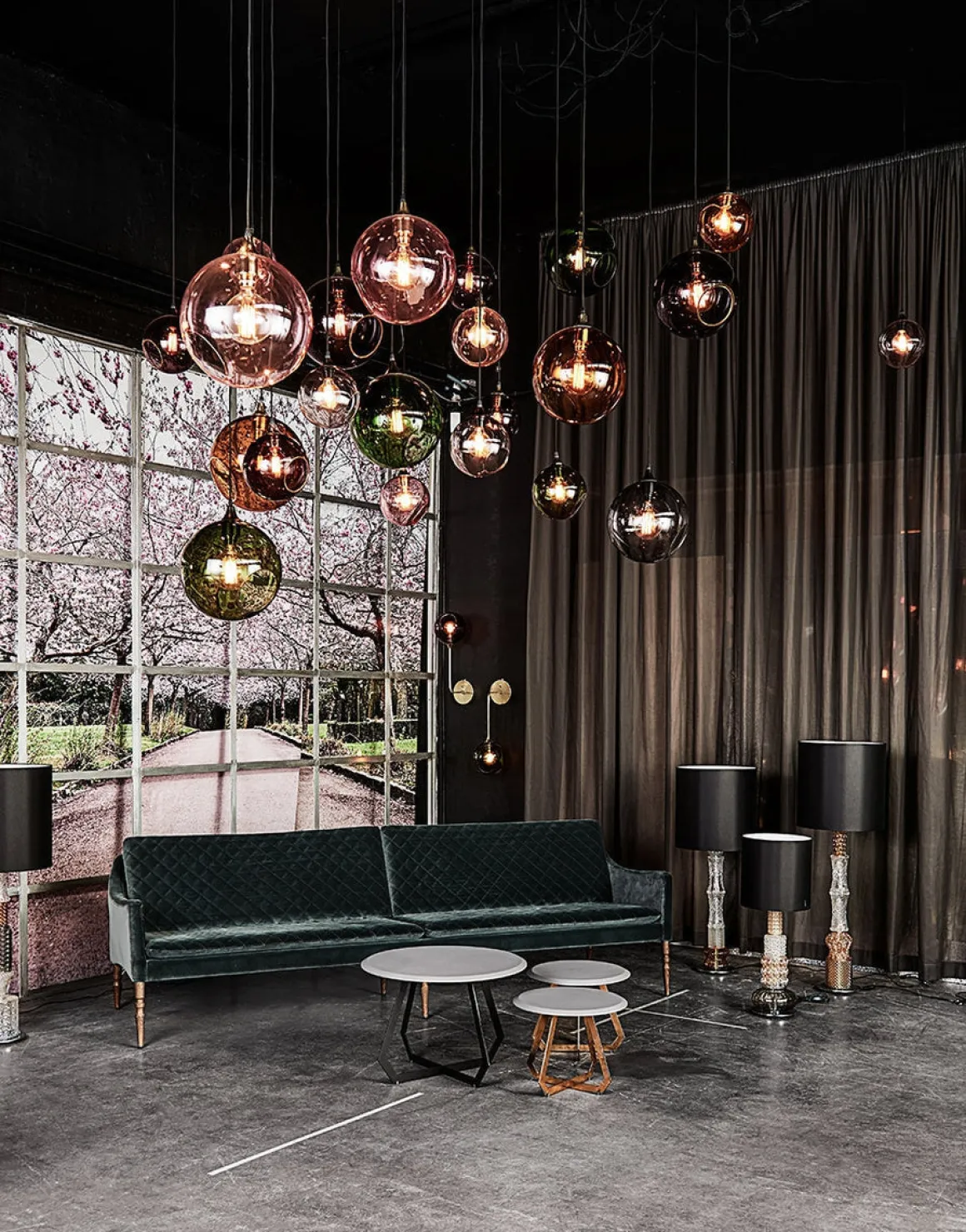 Ballroom XL taklampe - Oransje