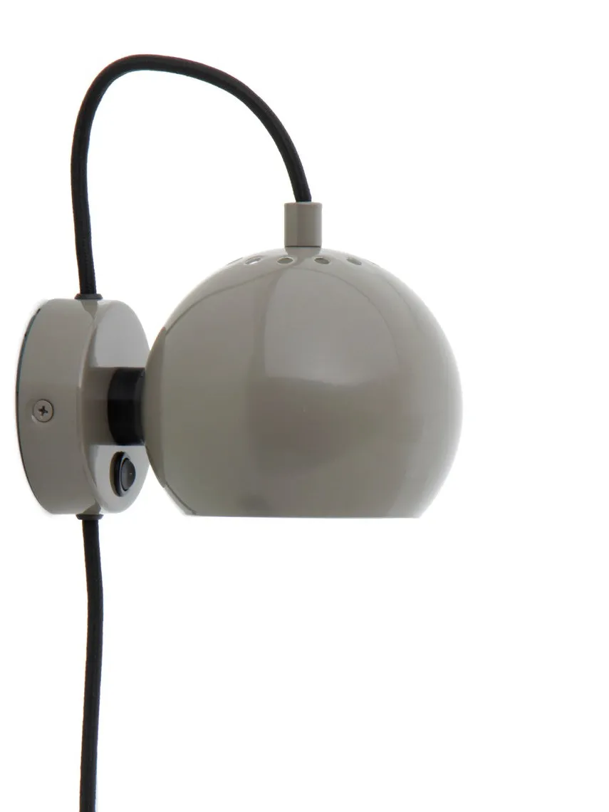Ball vegglampe Ø12 cm