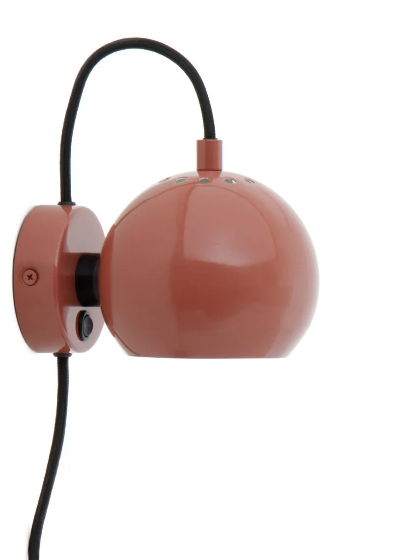 Ball vegglampe Ø12 cm