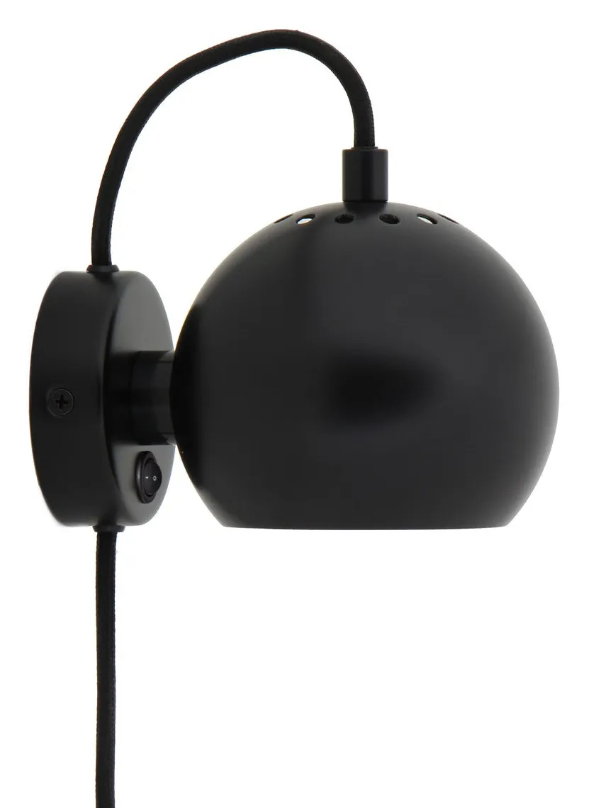 Ball vegglampe Ø12 cm