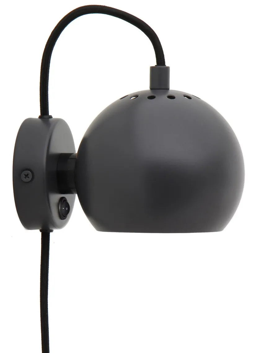 Ball vegglampe Ø12 cm