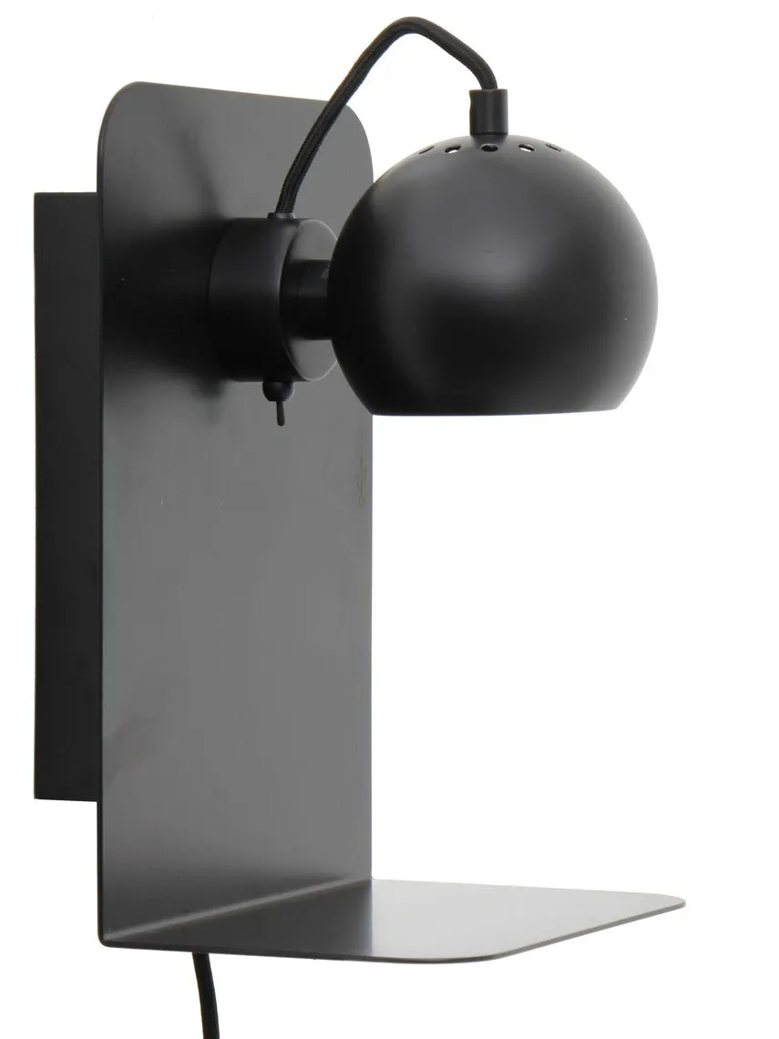 Ball vegglampe m/USB
