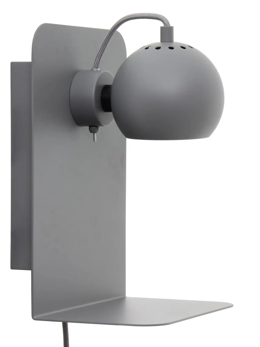 Ball vegglampe m/USB