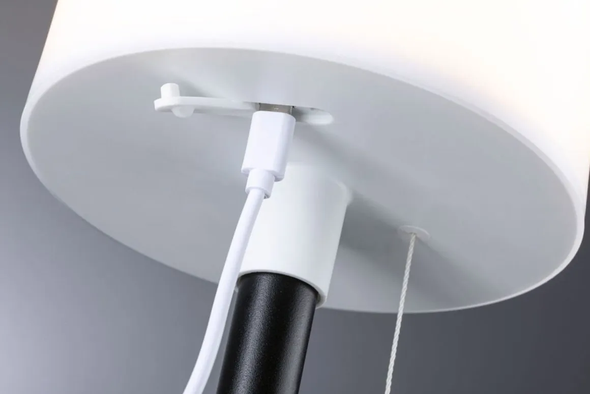 Bartja bordlampe oppladbar via USB eller solcelle 2700 Kelvin IP44