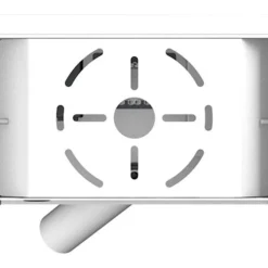 Bedside vegglampe 3W 2700 Kelvin med trådløs hurtig lader og USB A og C