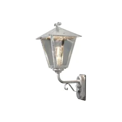 Benu vegglampe opp - galvanisert stål