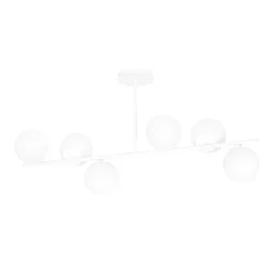 Bior 6 taklampe - Hvit/Opal hvit