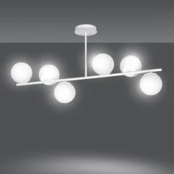 Bior 6 taklampe - Hvit/Opal hvit