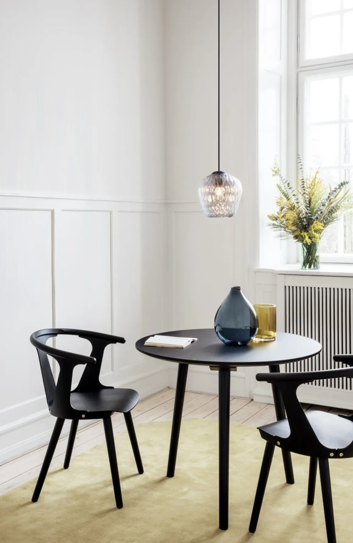 Blown Lamp SW4 Small - sølv