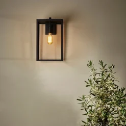 Box Lantern 450 vegglampe utendørs - Svart