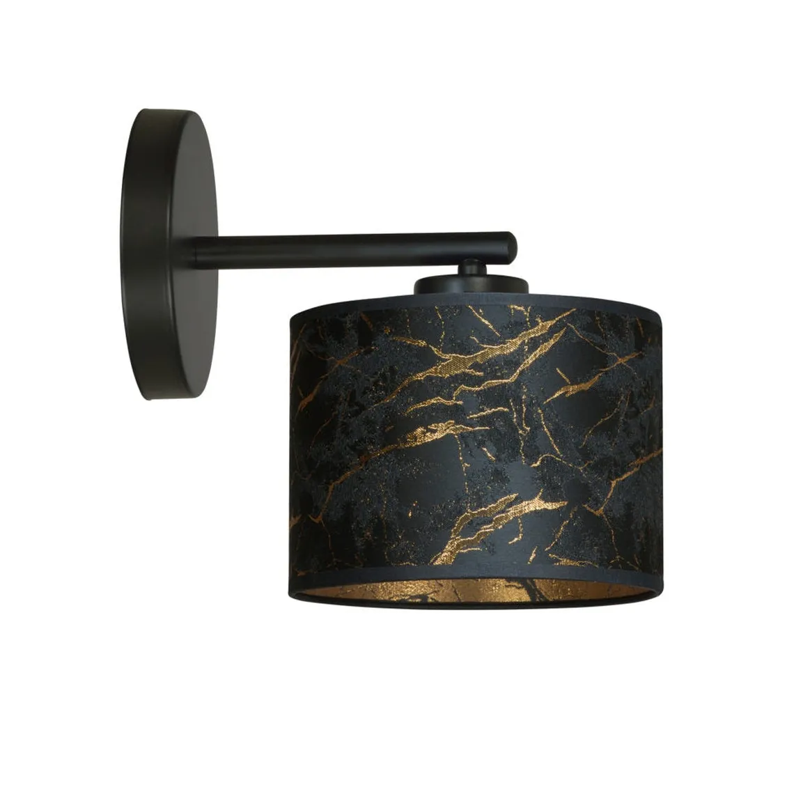 Broddi vegglampe - Svart