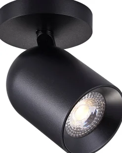 Bullet K1 tak/veggspot GU10 - Svart