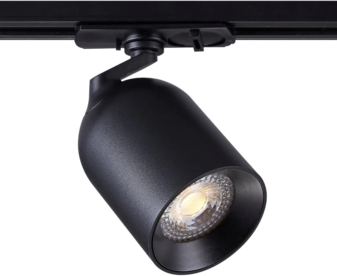 Bullet 1 meter spottskinne med 3 spotter 1T GU10 - Svart