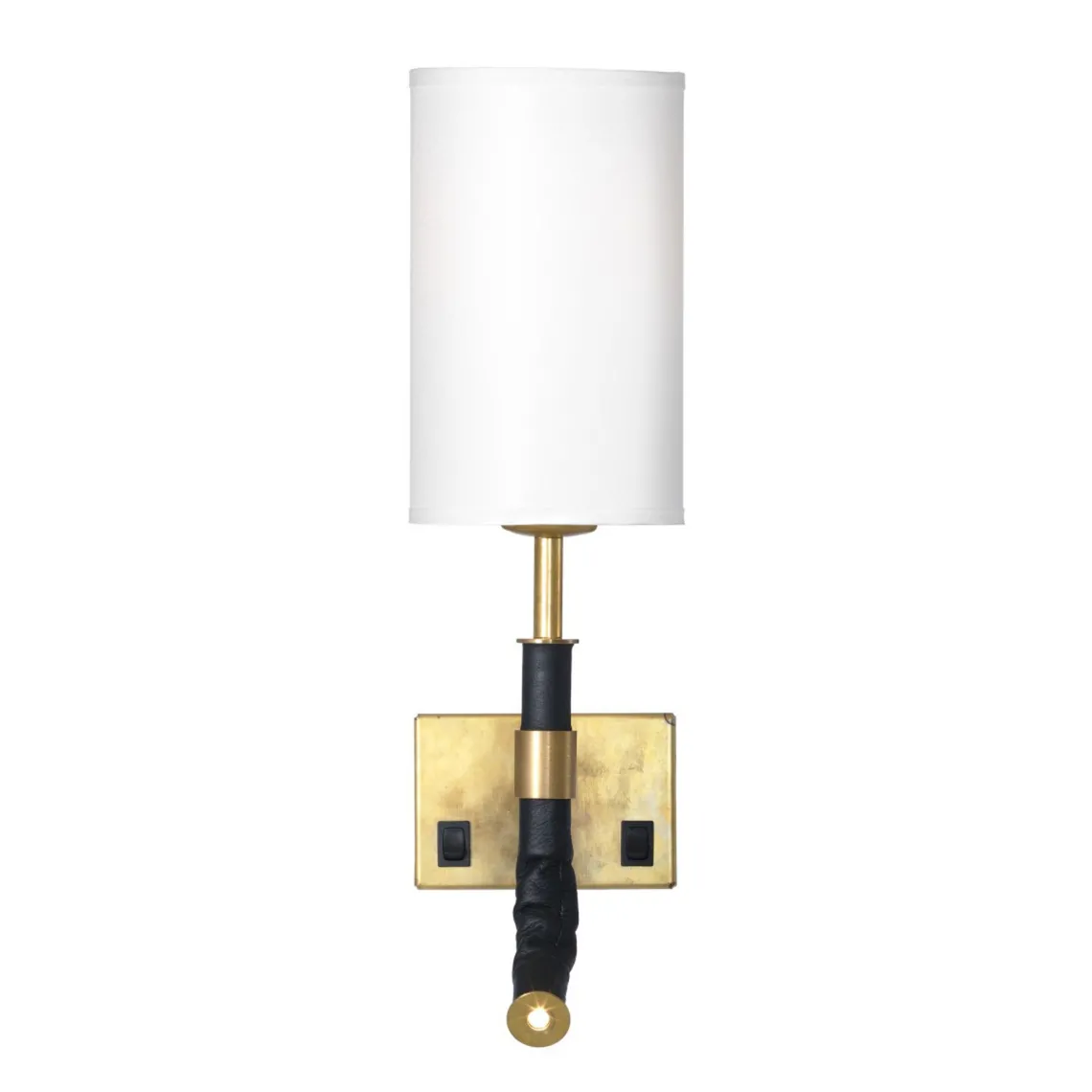 Butler vegglampe fast installasjon - Rå messing