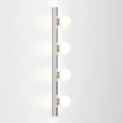 Cabaret 4 vegglampe for baderom IP44 - Polert krom
