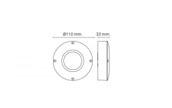 Callisto 4W LED spot, grafitt
