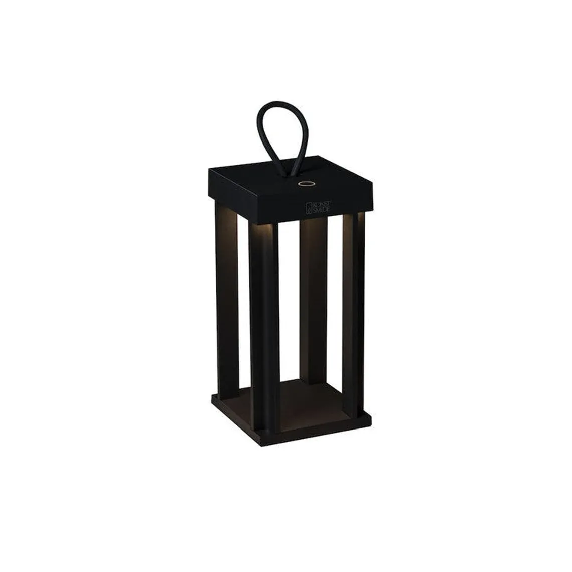 Cannes lanterne bord/gulv IP54 oppladbar - Svart