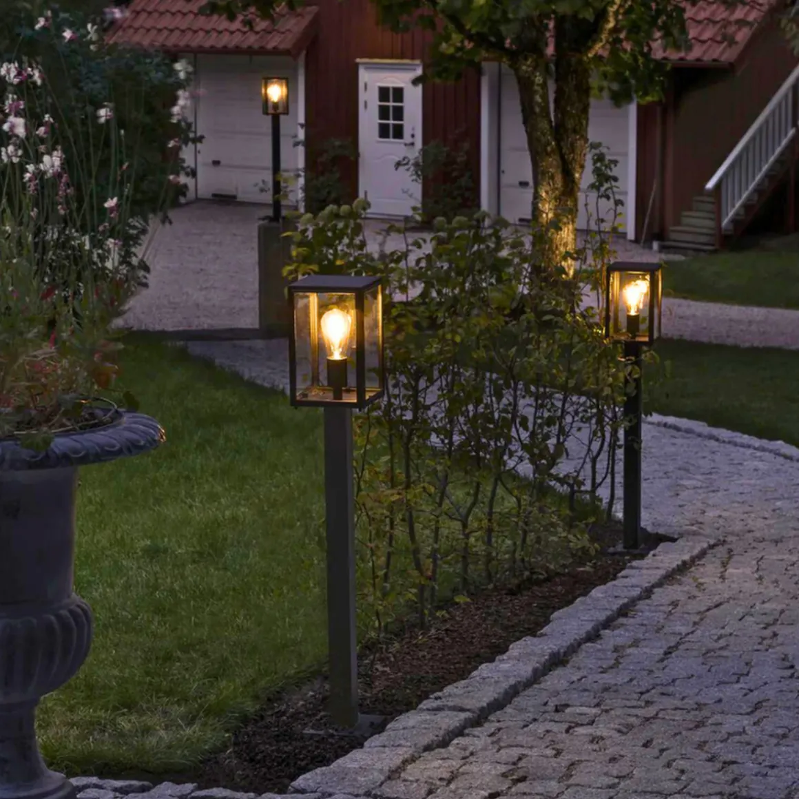 Carpi stolpe utendørs 100 cm IP44 - Svart