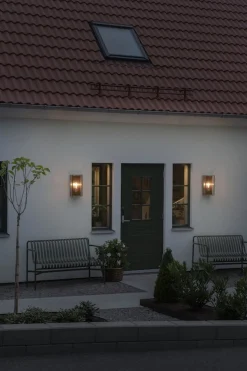 Carpi vegglampe utendørs H40 cm IP44 - Messing