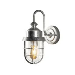 Cerignola vegglampe IP44 - Galvanisert stål